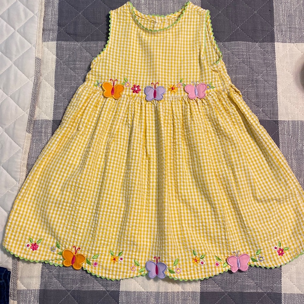 Yellow summer dress 4T